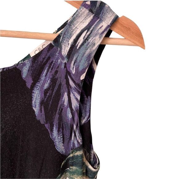 C&C California Sleeveless Floral Flowy Dress in Size Medium - Picture 8 of 11